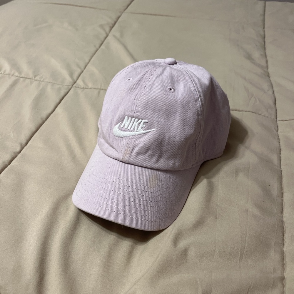 Pink and White Nike Hat